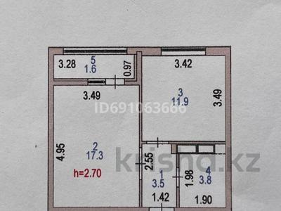 1-комнатная квартира, 38 м², 12/12 этаж, Роза Багланова 2 за 19 млн 〒 в Астане, Есильский р-н