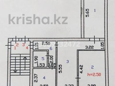 3-комнатная квартира, 58.4 м², 1/5 этаж, Желтоксан 12 за 14.5 млн 〒 в Балхаше