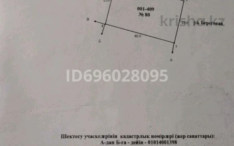 Участок · 10 соток, Береговая 80 за ~ 1.4 млн 〒 в Акколе — фото 2