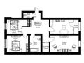 3-комнатная квартира · 103.92 м², 160 квартал, 32-ая улица за ~ 30.1 млн 〒 в Туркестане — фото 3