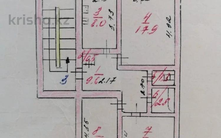 3-комнатная квартира, 65 м², 3/6 этаж, Валиханова 154 за 16.5 млн 〒 в Кокшетау — фото 2