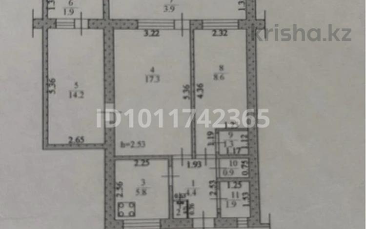 3-бөлмелі пәтер · 61 м² · 2/5 қабат, 6-й мкр. 31, бағасы: 13 млн ₸ в Актау, 18-й мкр  — фото 3