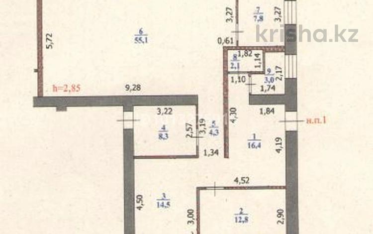 Кеңселер · 124 м², бағасы: 26 млн ₸ в Уральске, мкр Школьник — фото 2
