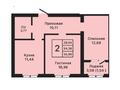 2-комнатная квартира · 55.9 м², 40-й мкр 3 за ~ 17.9 млн ₸ в Актау — фото 3