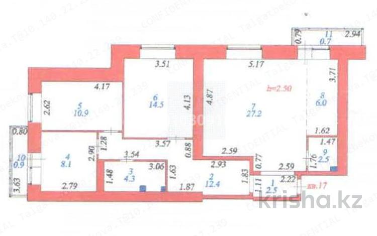 4-бөлмелі пәтер · 90 м² · 4/12 қабат, Ш.Косшыгулулы 19/4, бағасы: 38.5 млн ₸ в Астане, Сарыарка р-н — фото 27