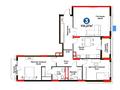 3-бөлмелі пәтер · 110.27 м², Бухар жырау 33/2, бағасы: ~ 91.6 млн 〒 в Астане, Есильский р-н — фото 3