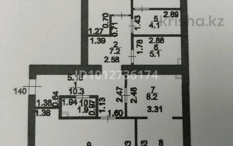 3-комнатная квартира · 88.1 м² · 9/10 этаж, Караменде би Шакаулы 11/1 за 45 млн 〒 в Астане, Сарыарка р-н — фото 2