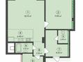 2-бөлмелі пәтер · 80.3 м² · 6/12 қабат, Аскарова 8, 8/1, 8/2, 8/3 — Саина, бағасы: ~ 62.6 млн ₸ в Алматы, Бостандыкский р-н