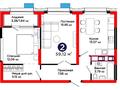 2-бөлмелі пәтер · 59.12 м², ул. Ш. Калдаякова, бағасы: ~ 32.5 млн ₸ в Шымкенте — фото 3
