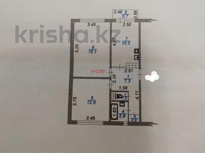 2-комнатная квартира · 53 м² · 5/5 этаж, мкр Тастак-2, Прокофьева — СРОЧНО ТОГР-Ипотека за 32 млн 〒 в Алматы, Алмалинский р-н