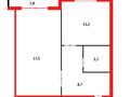 1-комнатная квартира · 42.9 м² · 2/3 этаж, мкр Юго-Восток 13 за 24.5 млн ₸ в Караганде, Казыбек би р-н