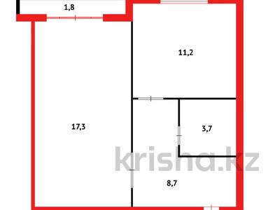 1-комнатная квартира · 42.9 м² · 2/3 этаж, мкр Юго-Восток 13 за 24.5 млн ₸ в Караганде, Казыбек би р-н