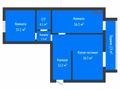 3-комнатная квартира · 76 м² · 4/4 этаж, Северо-Западный 45А 5 за 38 млн ₸ в Костанае — фото 4