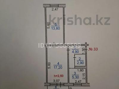 2-комнатная квартира · 45 м² · 5/5 этаж, мкр Жайлау 21 за 9 млн ₸ в Таразе