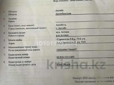 Жер телімі · 10 сотық, Ақтөбе, бағасы: 1.5 млн ₸ в Актобе