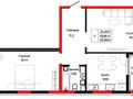 2-бөлмелі пәтер · 66 м² · 4/9 қабат, Шаймерден Косшыгулулы 27/1, бағасы: ~ 28.4 млн ₸ в Астане, Сарыарка р-н