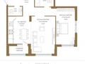 2-комнатная квартира · 73.89 м² · 5/12 этаж, Достык 8/5 — БЕЗ КОМИСИИ! ВЫБОР ЭТАЖА И ПЛАНИРОВОК СО СКИДКОЙ за ~ 52 млн ₸ в Астане — фото 2