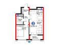 2-бөлмелі пәтер · 53.56 м², Кайым Мухамедханов 6/1, бағасы: ~ 53.3 млн ₸ в Астане, Нура р-н — фото 3
