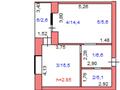 2-комнатная квартира · 50 м² · 3/10 этаж, акана серэ 194 за 26 млн ₸ в Кокшетау — фото 3