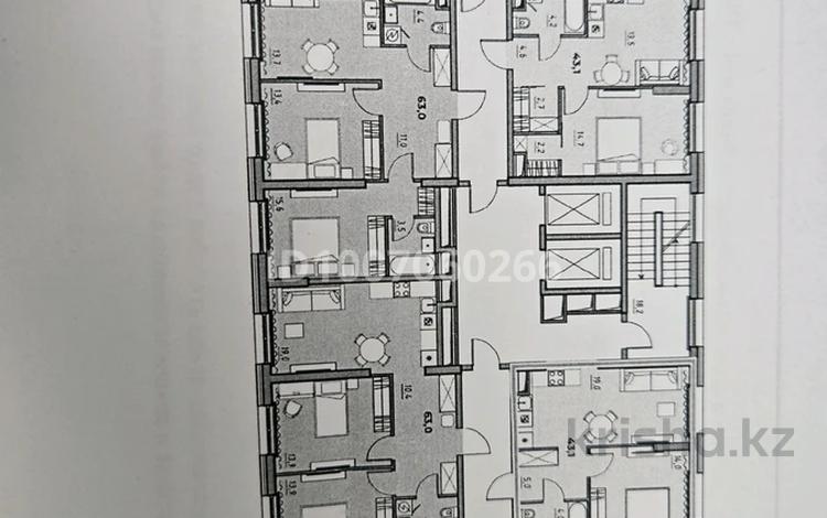 1-бөлмелі пәтер · 44.2 м² · 8/9 қабат, мкр Шымсити, Байдибек Би 241А, бағасы: 23.8 млн ₸ в Шымкенте, Абайский р-н — фото 2