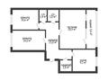 3-комнатная квартира · 78.5 м² · 5/9 этаж, аэропорт 39 за 40 млн ₸ в Костанае — фото 16