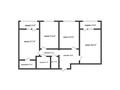 3-комнатная квартира · 80 м² · 6/9 этаж, Микрорайон Береке за 37.8 млн ₸ в Костанае — фото 14
