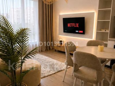 2-комнатная квартира · 54 м² · 3/9 этаж, мкр Думан-2, Мкрн Думан-2 62 за 25 000 ₸ в Алматы, Медеуский р-н