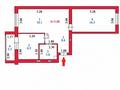 2-бөлмелі пәтер · 60 м² · 3/10 қабат, Сагадат Нурмагамбетов 21, бағасы: 42 млн ₸ в Астане, Алматы р-н — фото 2