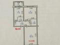 2-бөлмелі пәтер · 53.1 м² · 2/5 қабат, Мынбулак 21, бағасы: 16.2 млн ₸ в Таразе