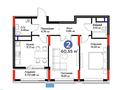 2-комнатная квартира · 60.55 м² · 12/14 этаж, Бухар Жырау 33 за 43 млн ₸ в Астане, Есильский р-н — фото 16