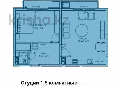 2-бөлмелі пәтер · 62.3 м² · 3/12 қабат, Жаңа Қала 28/4 — Сипаттамамен танысыңыз!!!, бағасы: 6.2 млн ₸ в Туркестане