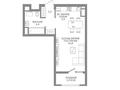 1-комнатная квартира · 29.8 м², Райымбека 210/27 за ~ 25.6 млн ₸ в Алматы, Алмалинский р-н — фото 3