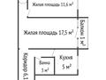 2-комнатная квартира, 46.6 м², 4/5 этаж, Пл. Аль-Фараби за 16.5 млн 〒 в Шымкенте, Аль-Фарабийский р-н — фото 16