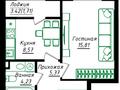 1-бөлмелі пәтер · 35.69 м² · 5/12 қабат, Жумекен Нажимеденов 5, бағасы: ~ 23 млн ₸ в Астане, Сарайшык р-н — фото 8