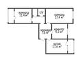 3-комнатная квартира · 67 м² · 2/5 этаж, 6 микрарайон 1 за 35 млн ₸ в Костанае — фото 20