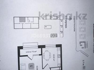 1-комнатная квартира, 37.44 м², 2/7 этаж, мкр Кайрат, Туркестан за 20 млн 〒 в Алматы, Турксибский р-н