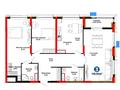 3-бөлмелі пәтер · 119.92 м², ул. Туран, бағасы: ~ 70.6 млн ₸ в Астане, Есильский р-н — фото 3