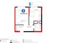 1-бөлмелі пәтер · 48 м² · 11/12 қабат, Тараз ш/а, Рыскулова 22A, бағасы: 35 млн ₸ в Шымкенте, Аль-Фарабийский р-н — фото 13