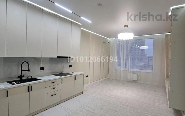 2-бөлмелі пәтер · 55 м² · 2/12 қабат, ул. Куаныша Тулеметова 64/2, бағасы: 40 млн ₸ в Шымкенте, Каратауский р-н — фото 2