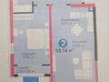 2-бөлмелі пәтер · 55 м² · 2/12 қабат, ул. Куаныша Тулеметова 64/2, бағасы: 40 млн ₸ в Шымкенте, Каратауский р-н — фото 18