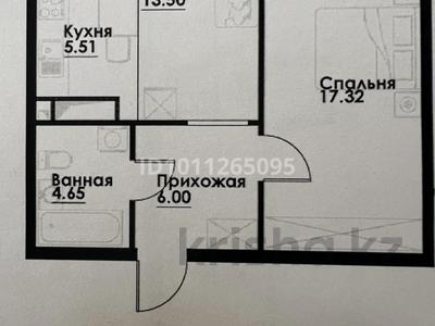 2-бөлмелі пәтер · 48.5 м² · 4/12 қабат, ул. Фадеева, 38г 1, бағасы: 33 млн ₸ в Алматы, Алатауский р-н
