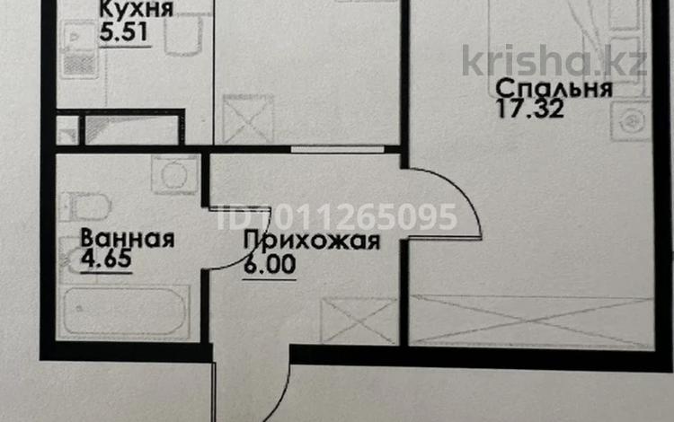 2-комнатная квартира · 48.5 м² · 4/12 этаж, ул. Фадеева, 38г 1 за 33 млн ₸ в Алматы, Алатауский р-н — фото 2