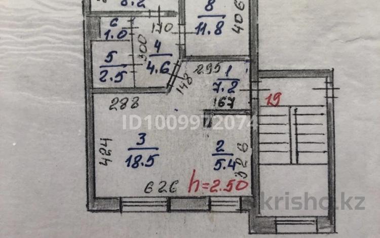 3-бөлмелі пәтер · 62.5 м² · 2/5 қабат, Кошербаева 56а, бағасы: 15 млн ₸ в Экибастузе — фото 2