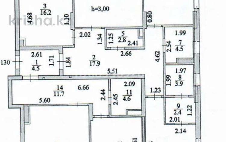 5-комнатная квартира, 169.4 м², 5/9 этаж, Е899 ул 1/1 — ЕК-32 за 119 млн 〒 в Астане, Есильский р-н — фото 23