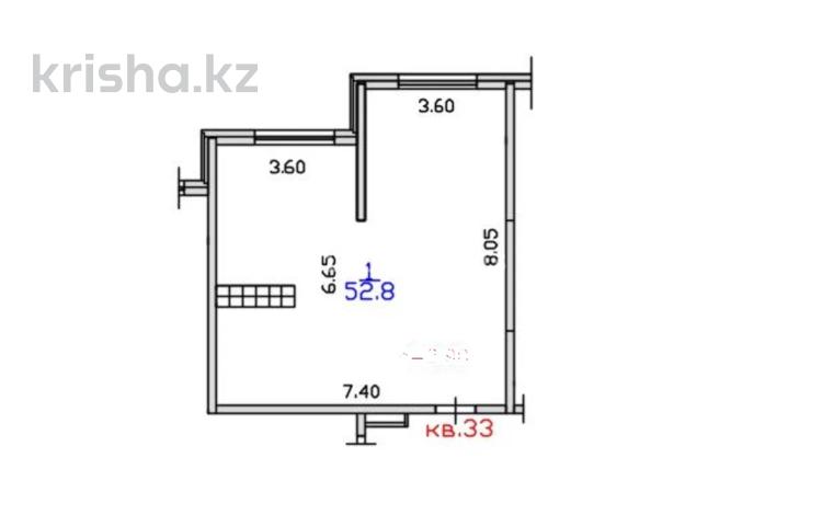 2-комнатная квартира · 58 м² · 4/9 этаж, мкр Кайрат 4 за 23.7 млн ₸ в Алматы, Турксибский р-н — фото 2