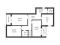 3-комнатная квартира, 106.02 м², 2/5 этаж, Мкр Батыс-2 за ~ 29.7 млн 〒 в Актобе — фото 14