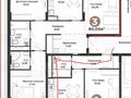 3-бөлмелі пәтер · 90 м² · 7/9 қабат, Хусейн бен Талал 1, 11/1-2, бағасы: 49 млн ₸ в Астане