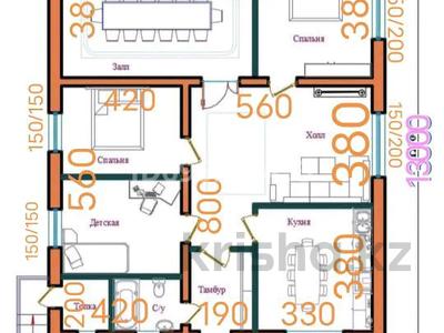 Отдельный дом · 4 комнаты · 143 м² · 5 сот., Ақан сері за 38 млн ₸ в 