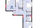 3-комнатная квартира · 91 м² · 8/9 этаж, Бухар жырау 57/6 за 88 млн ₸ в Астане, Нура р-н — фото 11