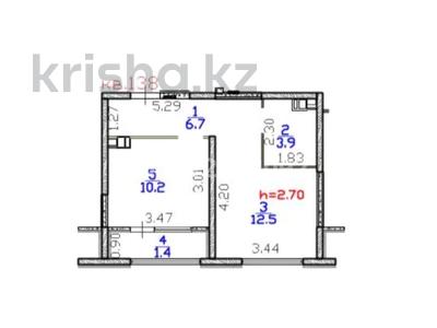 1-комнатная квартира · 34.7 м² · 5/6 этаж, Кайрат микрорайон 716/16 за 33 млн ₸ в Алматы, Турксибский р-н